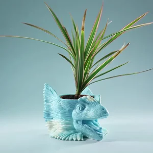 Pot Dino bleu