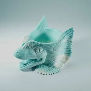 Pot Dino bleu